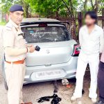 पंचकूला में ब्लैक फिल्म वाली मोडिफाइड कार पर पुलिस का शिकंजा, 11 हजार का चालान
