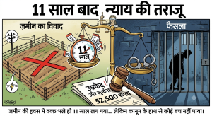 जमीनी विवाद में 32 वर्षीय युवक की हत्या, 11 साल बाद अदालत का बड़ा फैसला; दोषी गुरनाम सिंह को उम्रकैद