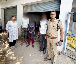 देर रात ईआरवी को बरवाला क्षेत्र में भटकती मिली युवती